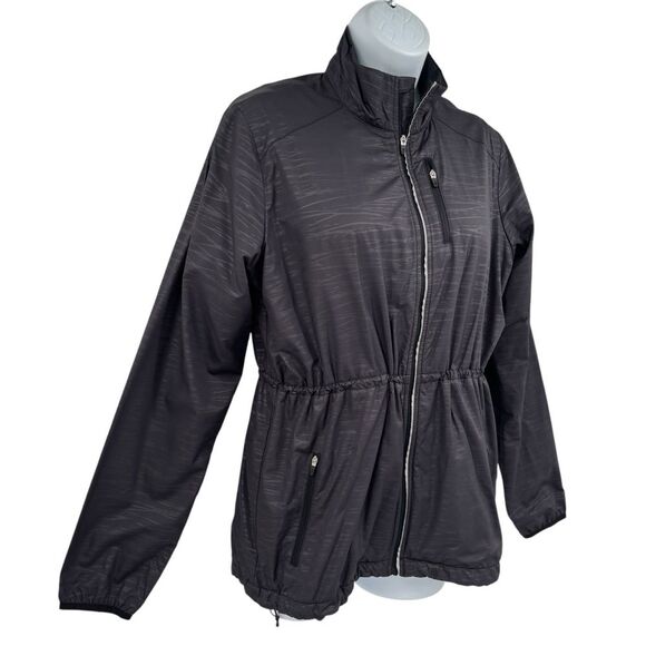 Lucy Windbreaker Athletic Full Zipper Cinch Waist Jacket - Picture 3 of 12